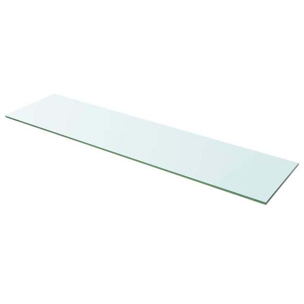 vidaXL Glass Shelf Transparent 100x25 cm