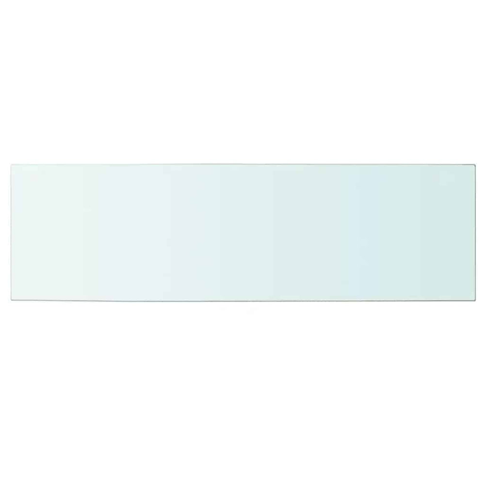 vidaXL Glass Shelf Transparent 100x30 cm