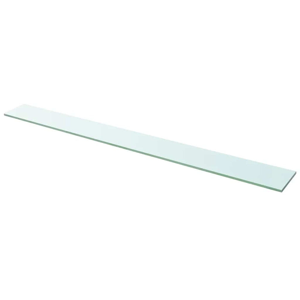 vidaXL Glass Shelf Transparent 110x12 cm