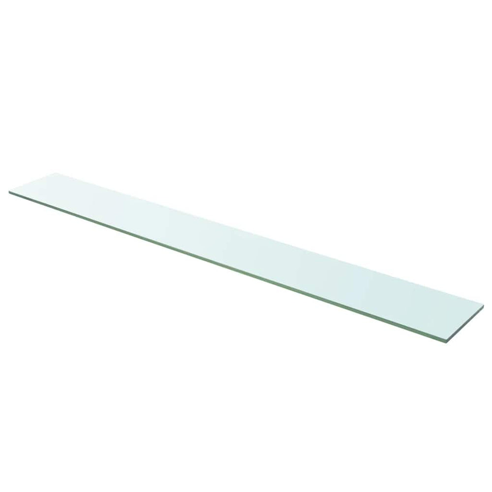 vidaXL Glass Shelf Transparent 110x15 cm