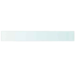 vidaXL Glass Shelf Transparent 110x15 cm