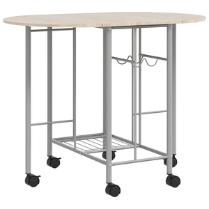 vidaXL Five-piece Foldable Dining Table MDF