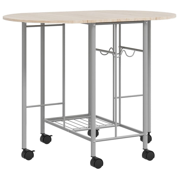 vidaXL Five-piece Foldable Dining Table MDF