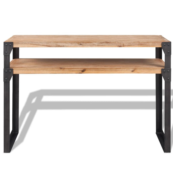 vidaXL Solid Acacia Wood Console Table 120x40x85 cm