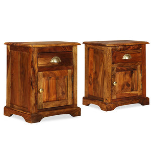 vidaXL Bedside Tables 2 pcs. 40x30x50 cm Solid Acacia Wood