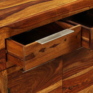 vidaXL Sideboard Solid Acacia Wood 160x35x75 cm