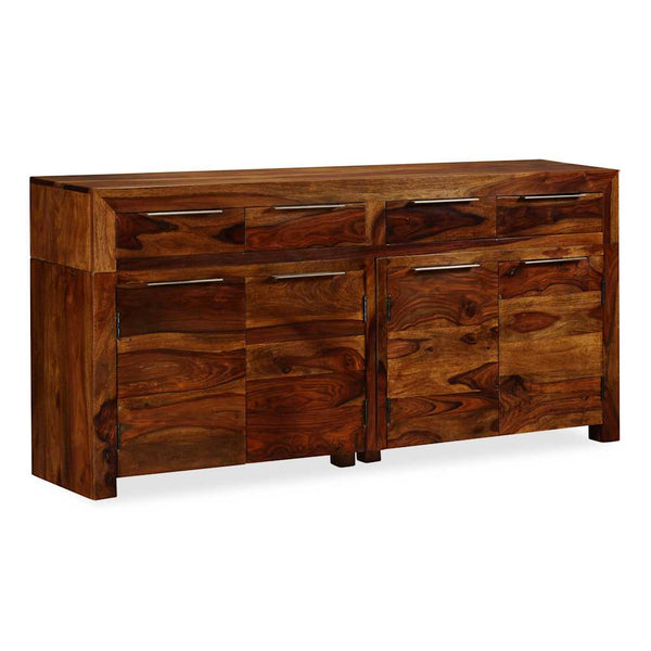 vidaXL Sideboard Solid Acacia Wood 160x35x75 cm