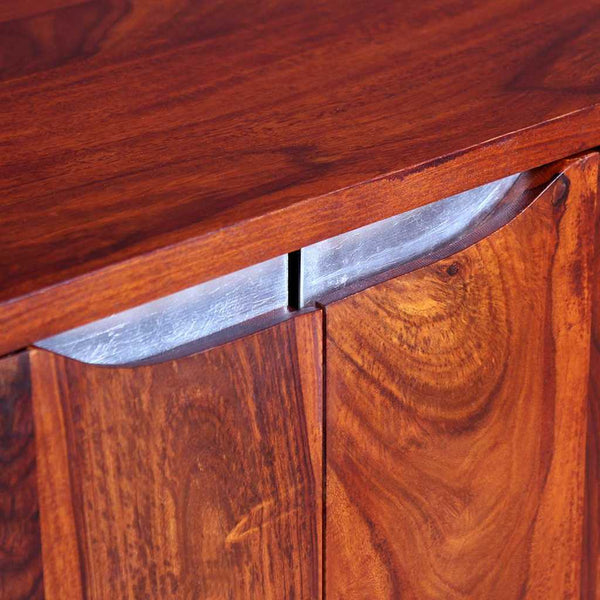 vidaXL Solid Acacia Wood Sideboard 75x35x60 cm