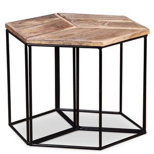 vidaXL Coffee Table Solid Mango Wood 56x48x40 cm
