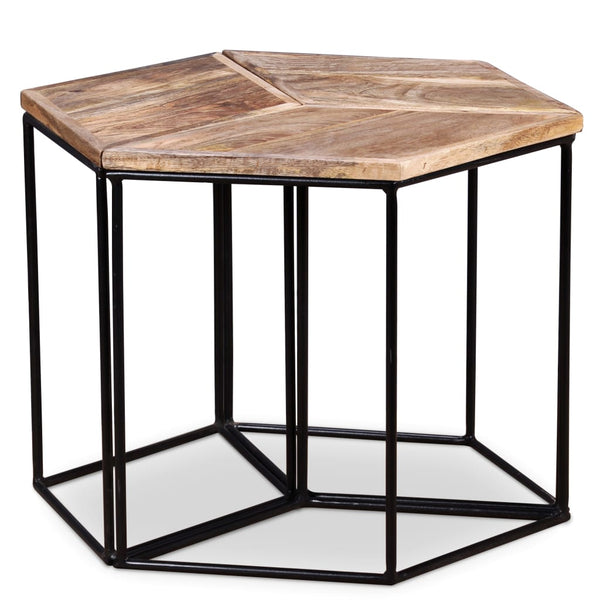 vidaXL Coffee Table Solid Mango Wood 56x48x40 cm