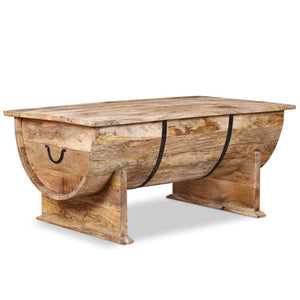 vidaXL Coffee Table Solid Mango Wood 88x50x40 cm