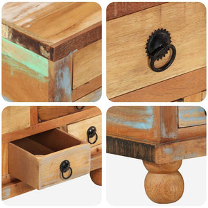 vidaXL Coffee Table Reclaimed Wood 70x70x38 cm