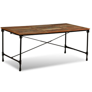 vidaXL Dining Table Reclaimed Solid Wood 180 cm