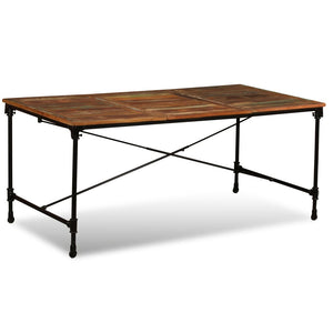 vidaXL Dining Table Reclaimed Solid Wood 180 cm