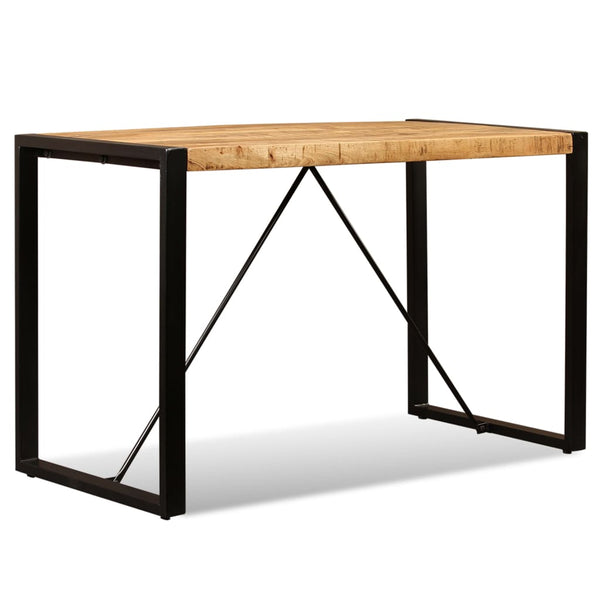 vidaXL Dining Table Rough Solid Mango Wood 120 cm