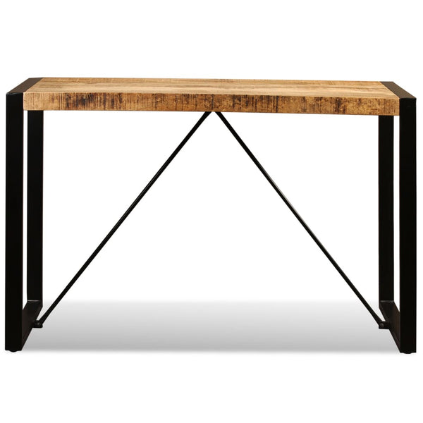 vidaXL Dining Table Rough Solid Mango Wood 120 cm