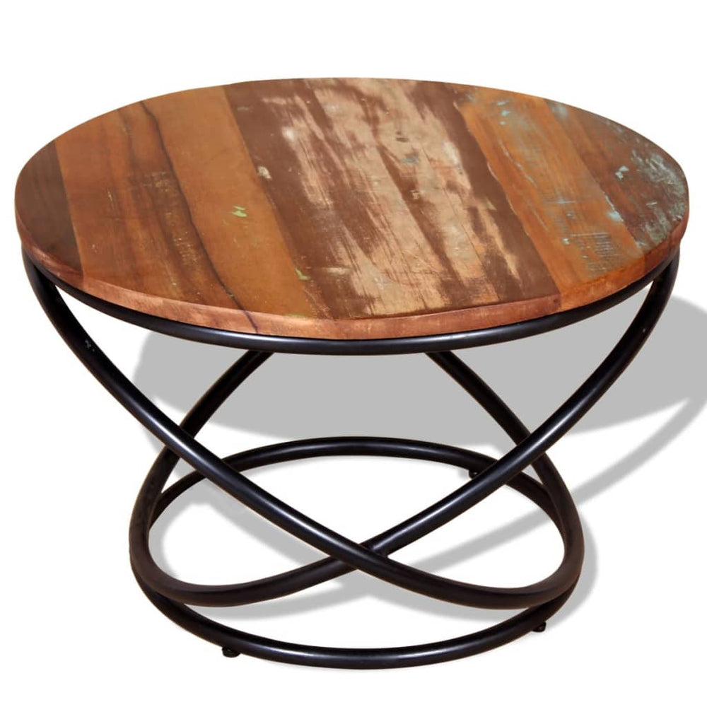 vidaXL Coffee Table Solid Reclaimed Wood 60x60x40 cm