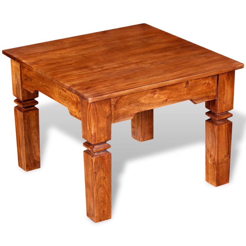 vidaXL Coffee Table Solid Wood 60x60x45 cm