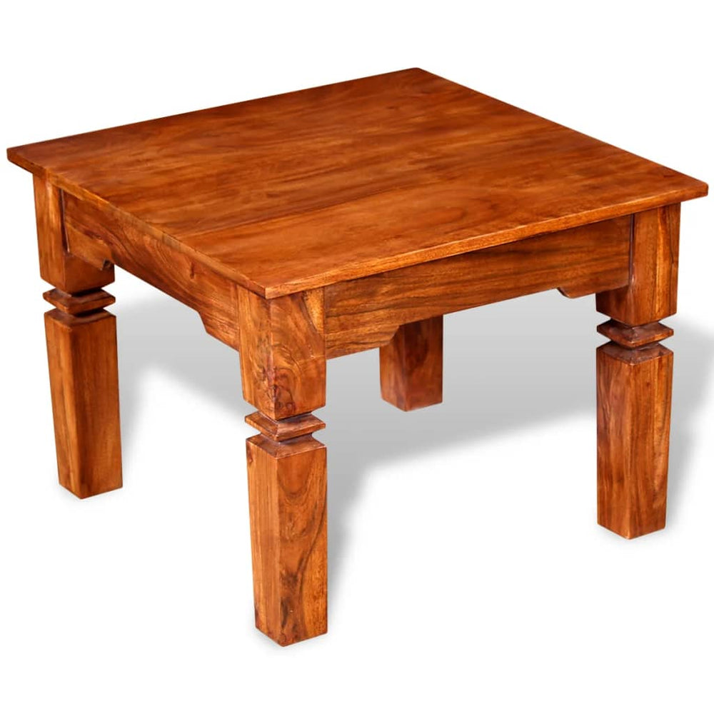 vidaXL Coffee Table Solid Wood 60x60x45 cm