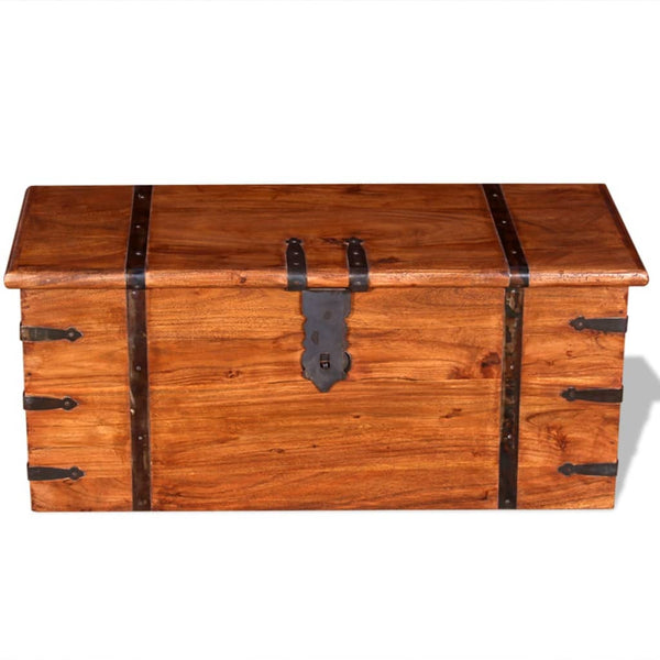 vidaXL 2-Piece Trunk Set Solid Wood