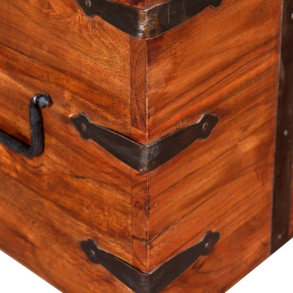 vidaXL 2-Piece Trunk Set Solid Wood