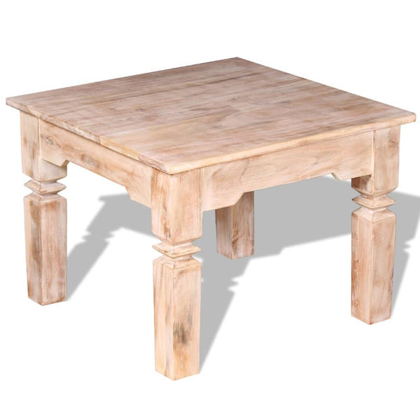 vidaXL Coffee table Acacia wood 60x60x45 cm