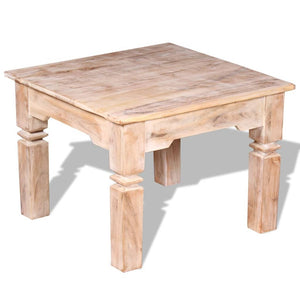 vidaXL Coffee table Acacia wood 60x60x45 cm