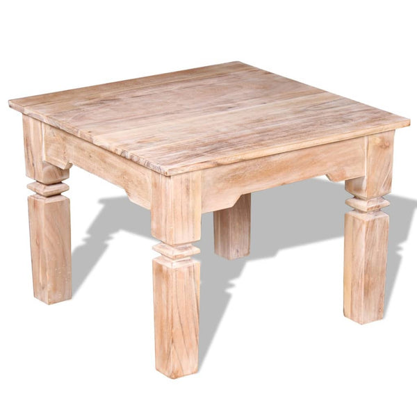 vidaXL Coffee table Acacia wood 60x60x45 cm