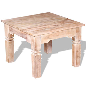vidaXL Coffee table Acacia wood 60x60x45 cm