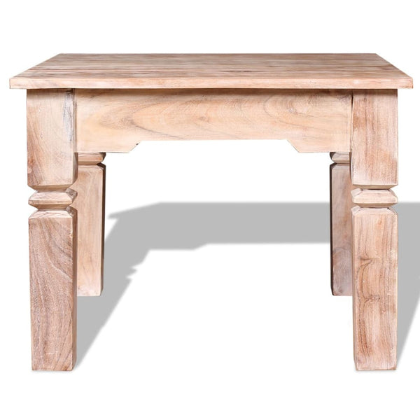 vidaXL Coffee table Acacia wood 60x60x45 cm