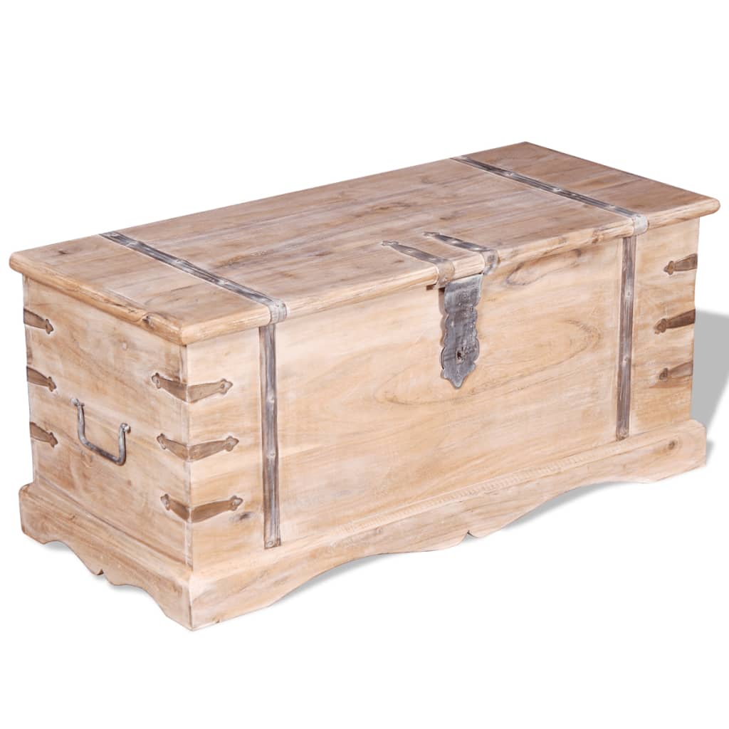 vidaXL Acacia Wood Storage Chest