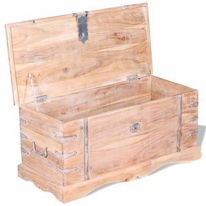 vidaXL Acacia Wood Storage Chest