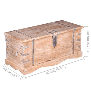 vidaXL Acacia Wood Storage Chest
