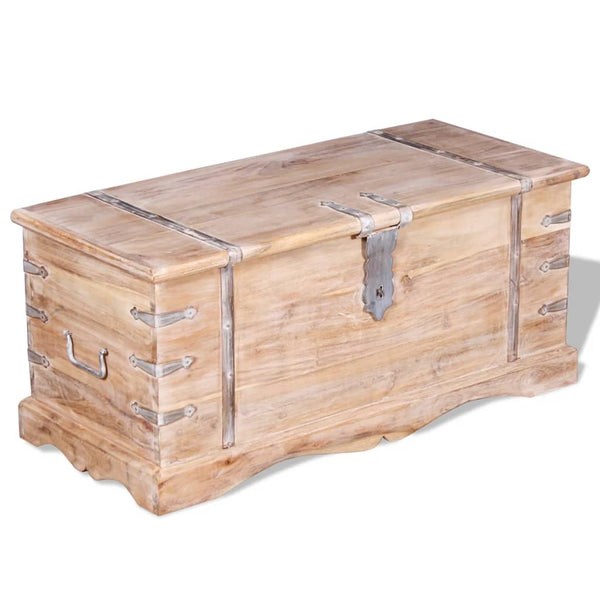 vidaXL Acacia Wood Storage Chest