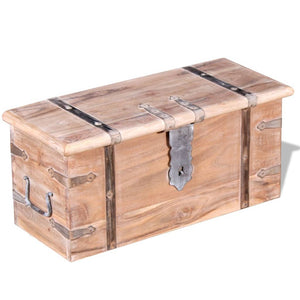 vidaXL Two-Piece Storage Trunk Set Acacia Wood