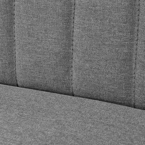 vidaXL Sofa Fabric 117x55.5x77 cm Light Grey