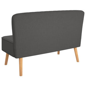 vidaXL Fabric Sofa 117x55.5x77 cm Dark Grey