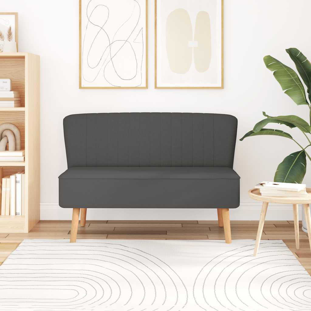 vidaXL Fabric Sofa 117x55.5x77 cm Dark Grey