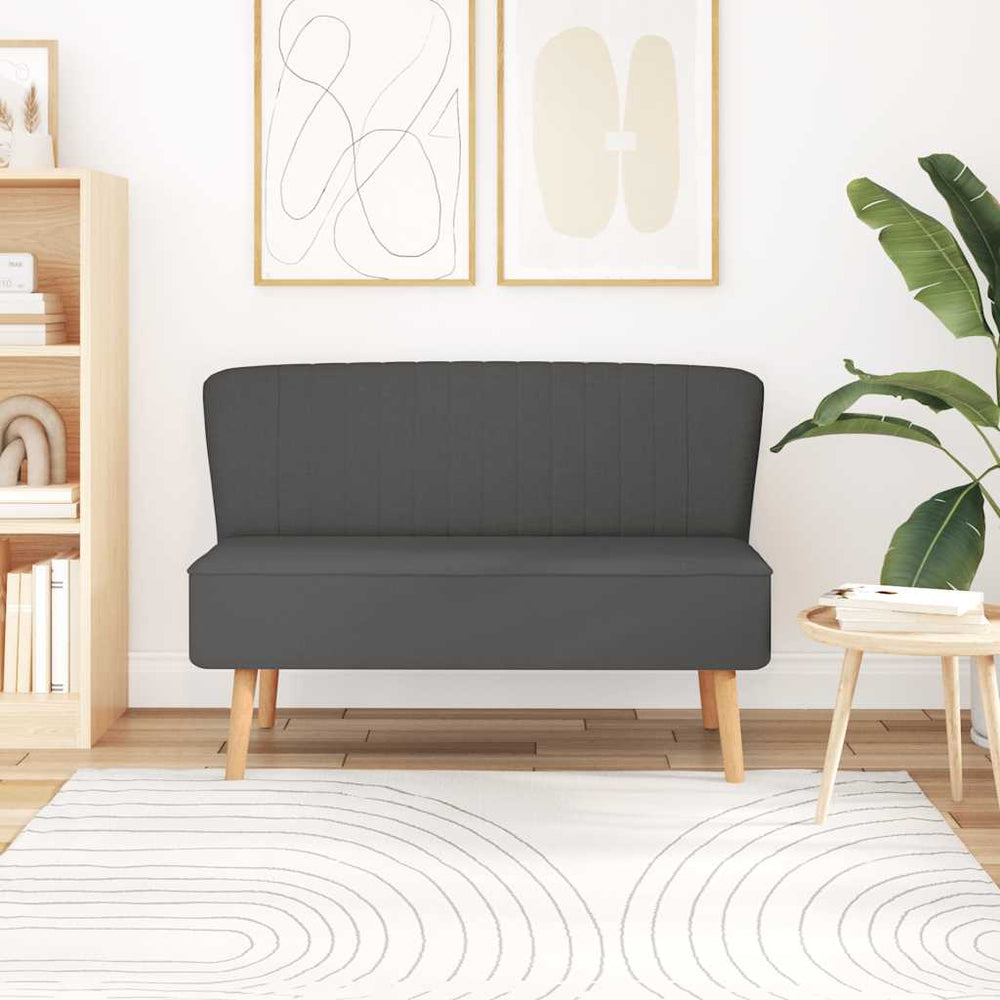 vidaXL Fabric Sofa 117x55.5x77 cm Dark Grey