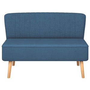 vidaXL Fabric Sofa 117x55.5x77 cm Blue
