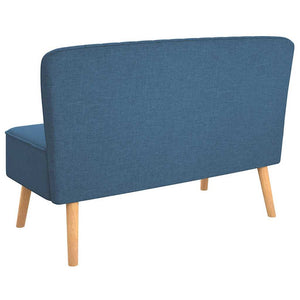 vidaXL Fabric Sofa 117x55.5x77 cm Blue
