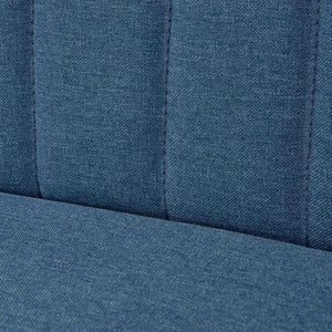 vidaXL Fabric Sofa 117x55.5x77 cm Blue