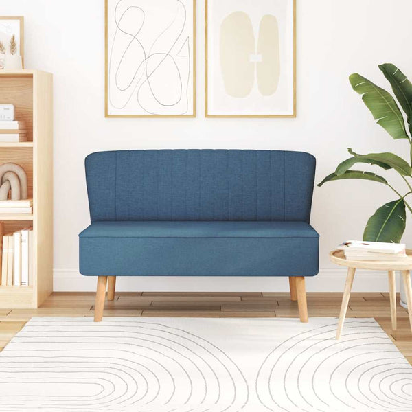 vidaXL Fabric Sofa 117x55.5x77 cm Blue