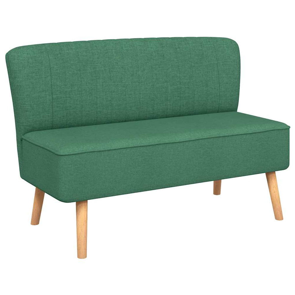 vidaXL Sofa Fabric 117 x 55.5 x 77 cm Green