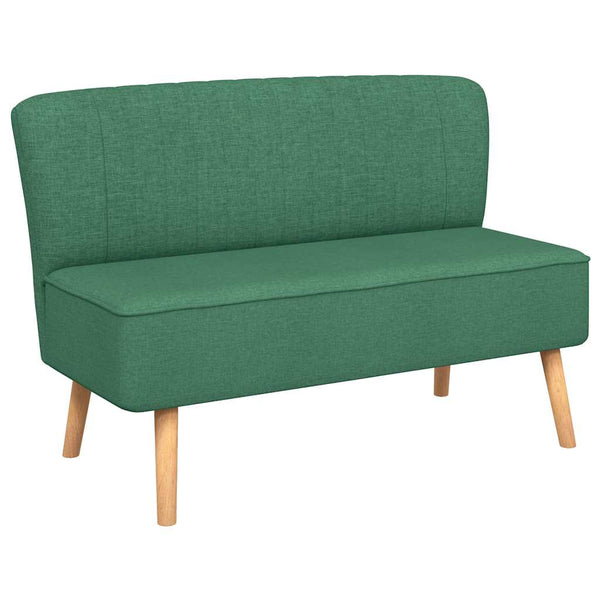 vidaXL Sofa Fabric 117 x 55.5 x 77 cm Green