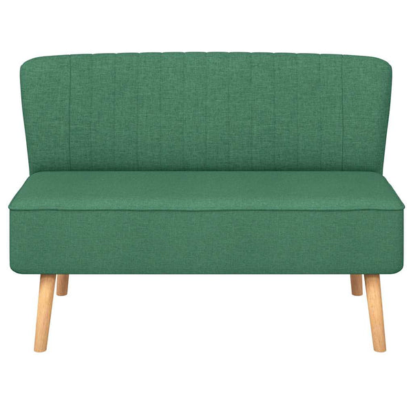 vidaXL Sofa Fabric 117 x 55.5 x 77 cm Green