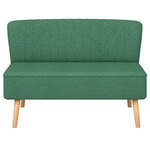 vidaXL Sofa Fabric 117 x 55.5 x 77 cm Green