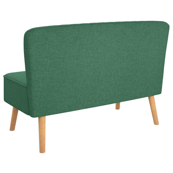 vidaXL Sofa Fabric 117 x 55.5 x 77 cm Green