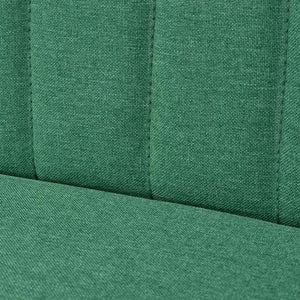 vidaXL Sofa Fabric 117 x 55.5 x 77 cm Green