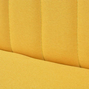 vidaXL Sofa Fabric 117x55.5x77 Yellow